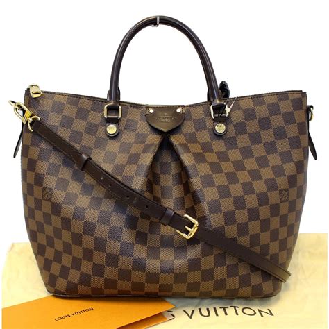 lv sienna bag mm for sale|LOUIS VUITTON Damier Ebene Siena MM .